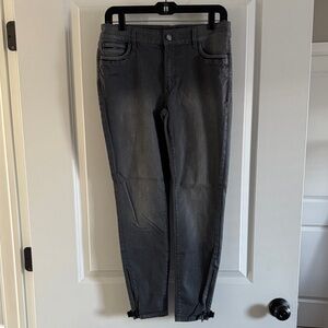 White House Black Market Charcoal Skinny Jeans